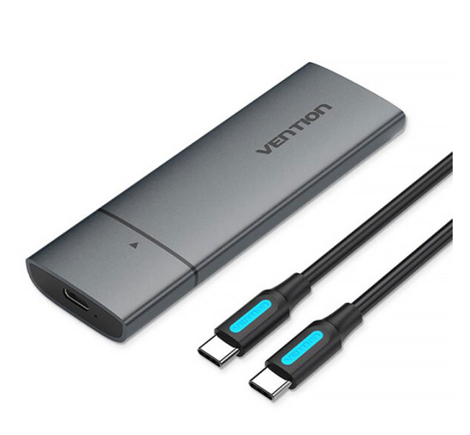 Vention Кишеня зовнішня Vention SSD M.2 (NVME) M-key USB Type-C 3.2 gray (KPGH0)