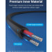 Vention Кабель Vention USB - DC (M/M), 5.5 мм, 0.5 м, Black (CEYBD)