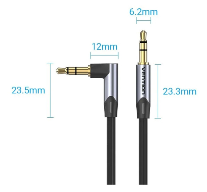 Vention Кабель Vention 3.5 мм - 3.5 мм (M/M), 1.5 м, Black (BANHG)