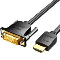 Кабель Vention DVI - HDMI V 1.4 (M/M), 5 м, Black (ABFBJ)