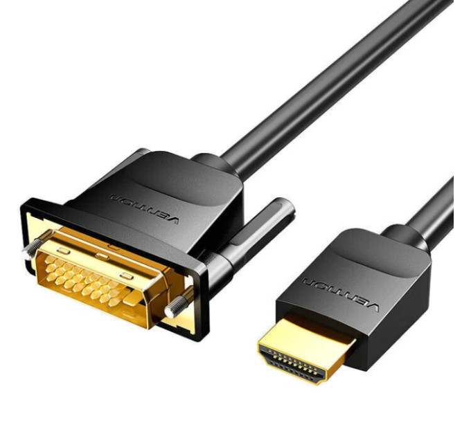 Vention Кабель Vention DVI - HDMI V 1.4 (M/M), 5 м, Black (ABFBJ)
