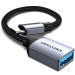 Vention Перехідник USB 3.0 Type-C to USB AF (OTG) 0.15m Aluminum Alloy Vention (CCXHB)