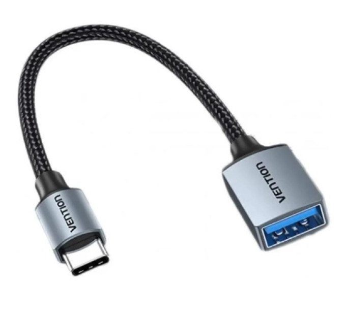 Vention Перехідник USB 3.0 Type-C to USB AF (OTG) 0.15m Aluminum Alloy Vention (CCXHB)