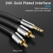 Vention Кабель Vention 3.5 мм - 2хRCA (M/M), 5 м, Black (BCFBJ)