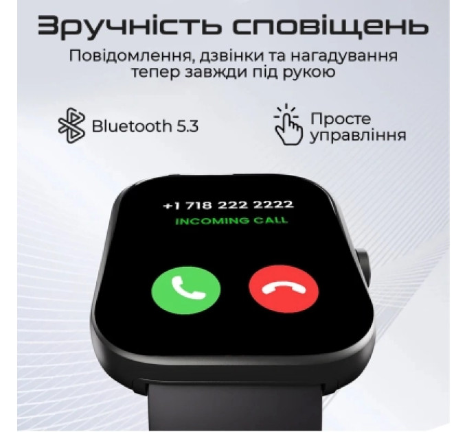 HIFuture Смарт-годинник HiFuture lume black (lume.black)