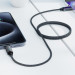 Acefast Дата кабель USB 2.0 AM to USB-C 1.2m 60W black Acefast (6974316284482)