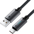 Acefast Дата кабель USB 2.0 AM to USB-C 1.2m 60W black Acefast (6974316284482)