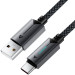 Acefast Дата кабель USB 2.0 AM to USB-C 1.2m 60W black Acefast (6974316284482)