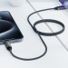 Acefast Дата кабель USB 2.0 AM to USB-C 1.2m 60W black Acefast (6974316284482)