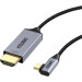 Choetech Кабель мультимедійний USB-C to HDMI M 1.8m 4K60Hz 90° corner Choetech (XCH-1803)