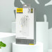 Dudao Батарея універсальна Dudao 10000mAh K11 10W, USB-A, USB-C, microUSB, with USB-A/USB-C/Lightning/MicroUSB cables White (6977196681860)