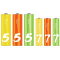 CUKTECH Батарейка CUKTECH AA+AAA rainbow alkaline battery (12*AA+12*AAA) (CUKAAB10CNCM)
