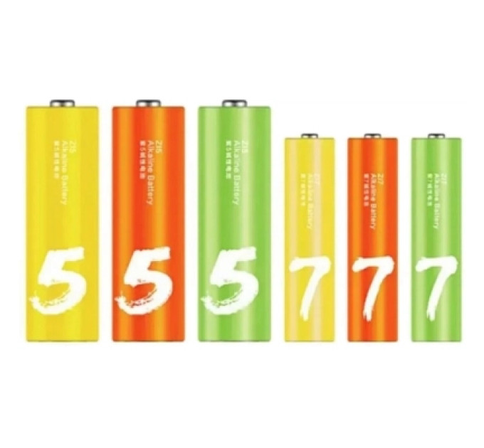 CUKTECH Батарейка CUKTECH AA+AAA rainbow alkaline battery (12*AA+12*AAA) (CUKAAB10CNCM)