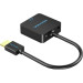 Vention Перехідник HDMI M to VGA F 1080P 60Hz 3,5mm Audio Micro USB (F) powered Vention (ACRBB)