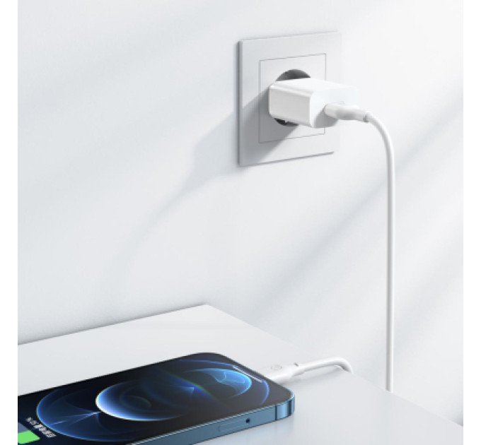 XO Зарядний пристрій XO L99 USB 12W + cable USB to Lightning white (L99-L-WH)