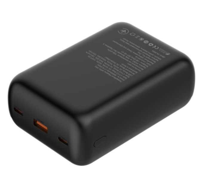 ATRIA Батарея універсальна Atria 30000mAh, PD/22.5W, QC/3.0 (WPD-P93)