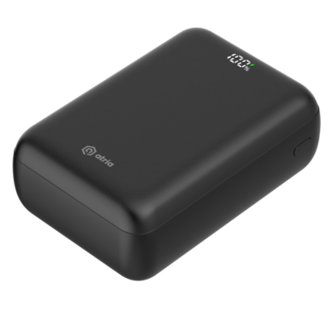 ATRIA Батарея універсальна Atria 30000mAh, PD/22.5W, QC/3.0 (WPD-P93)