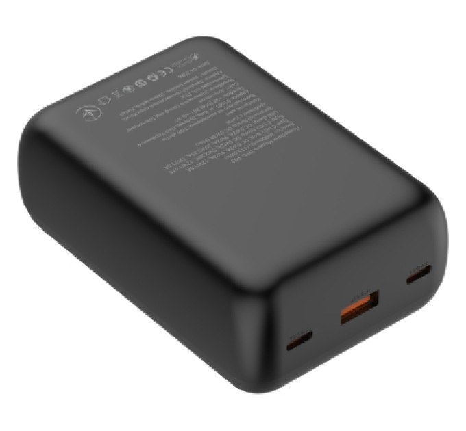 ATRIA Батарея універсальна Atria 30000mAh, PD/22.5W, QC/3.0 (WPD-P93)