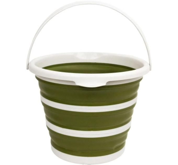 Tribe Відро складане Tribe Water Bucket 10 л olive (T-FJ-0048-olive)