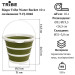 Tribe Відро складане Tribe Water Bucket 10 л olive (T-FJ-0048-olive)