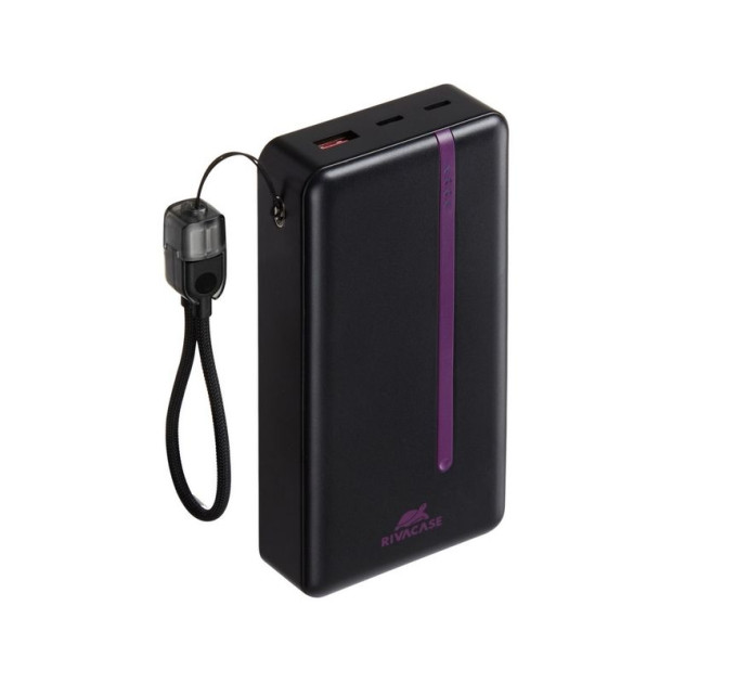 RivaCase Портативний зарядний пристрій Rivacase, 20000 mA, RIVAPOWER VA2312 (Black)