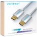 Vention Кабель HDMI M - M, 8.0м, V2.0, 4K 60Гц, обплетення, Silver Metal Type Vention