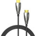 Vention Кабель HDMI M - M, 10.0м, V2.1, Optical 8K 60Гц 48Gbps Dolby 7.1 TPE Black Zinc Alloy Vention