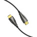 Vention Кабель HDMI M - M, 10.0м, V2.1, Optical 8K 60Гц 48Gbps Dolby 7.1 TPE Black Zinc Alloy Vention