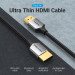 Vention Кабель HDMI M - M, 3.0 м, V2.0, 4K 60 Гц, Aluminum Alloy, Ultra Thin, Vention