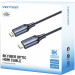 Vention Кабель HDMI M - M, 10.0м, V2.1, 8K 60Гц 48Gbps Aluminum Alloy, сірий Vention