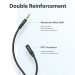 Vention Кабель AUX Audio TRS M/F 5.0м Gold-Plated, нейлонове обплетення, чорний Vention