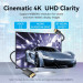 Vention Кабель USB 3.1 Type-C M - DisplayPort M, 1.0м, v.1.2, 4K60Hz, Aluminum Alloy чорний Vention