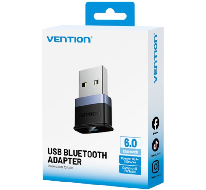 Vention Bluetooth USB adapter v6.3 20м Vention