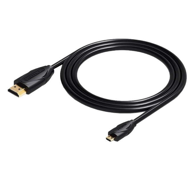 Vention Кабель HDMI M - Micro M, 2.0 м, V2.0 4K 60Гц 18Gbps HDR Dolby,  PVC Vention