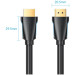 Vention Кабель HDMI M - M, 10.0м, V2.0, 4K 60Гц, Gold-Plated, PVC Vention