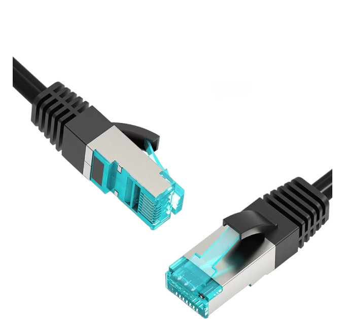Vention Патчкорд FTP Cat.5e ( 1.0м чорний ), Vention