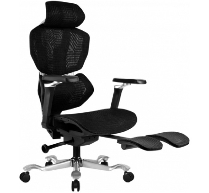 GT Racer Крісло ігрове GT Racer X-7001 Black/Gray