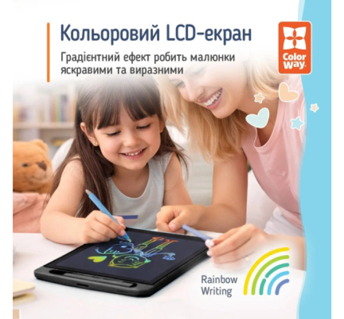 ColorWay Планшет для малювання ColorWay LCD Writing Tablet 8.5 (CW-WT8BK)