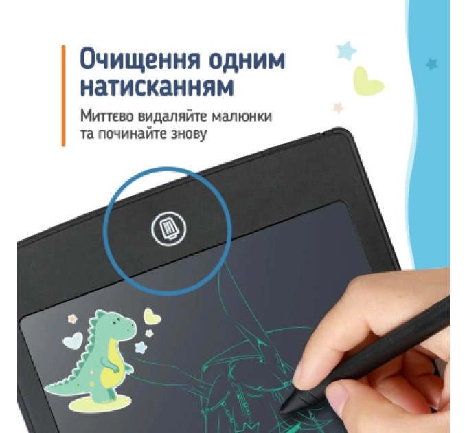 ColorWay Планшет для малювання ColorWay LCD Writing Tablet 8.5 (CW-WT8BK)