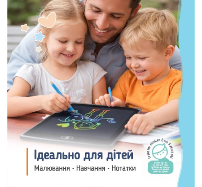 ColorWay Планшет для малювання ColorWay LCD Writing Tablet 8.5 (CW-WT8BK)