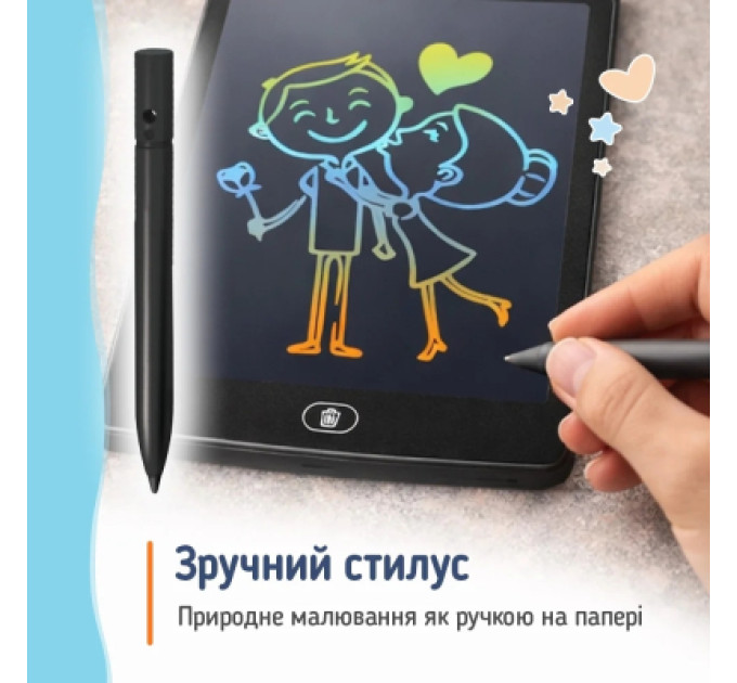 ColorWay Планшет для малювання ColorWay LCD Writing Tablet 8.5 (CW-WT8BK)