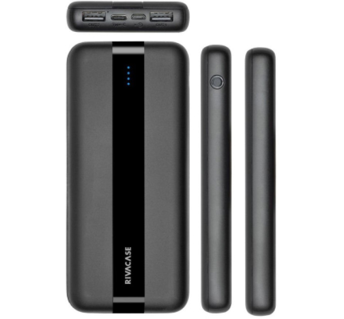 RivaCase Батарея універсальна RivaCase 10000mA, 10W, black (RIVAPOWER VA2041 (Black))