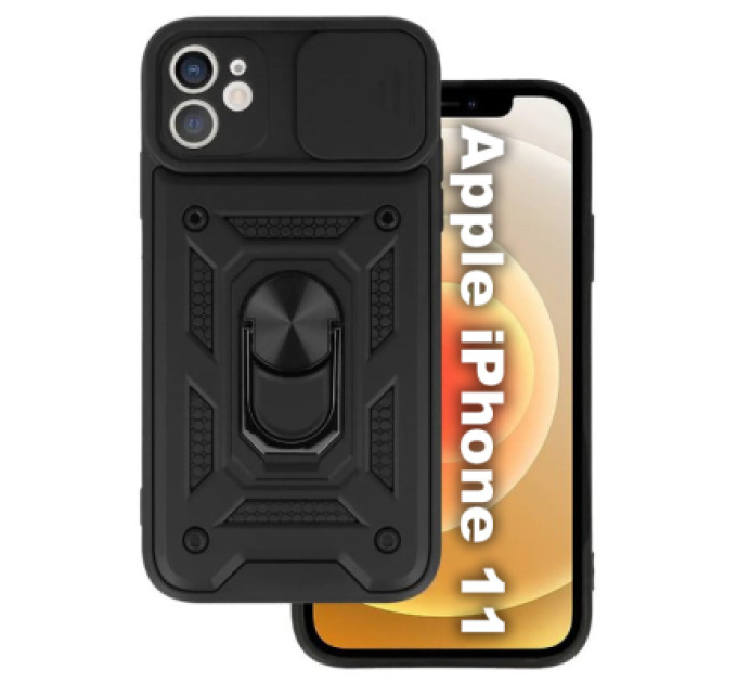 Чохол до мобільного телефона BeCover Military Apple iPhone 11 Black (709949)