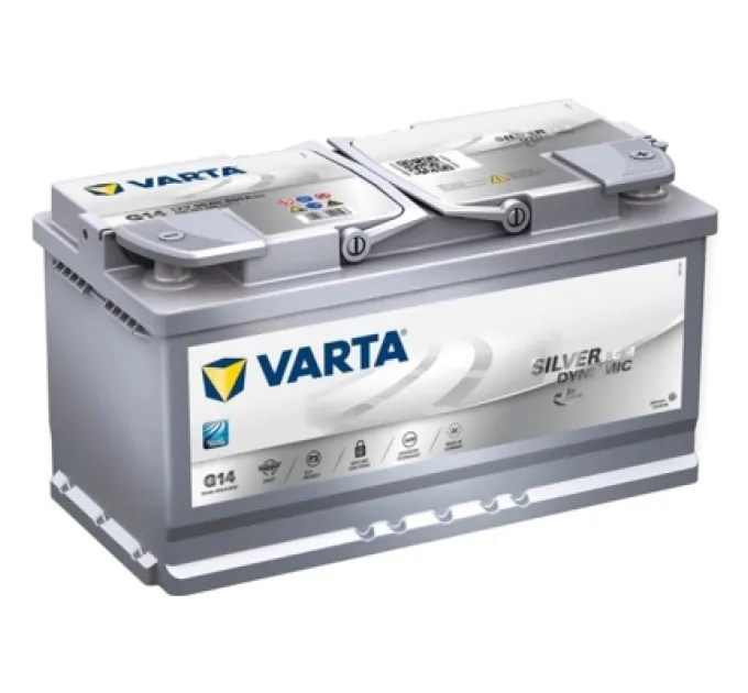 Акумулятор автомобільний Varta Silver Dynamic AGM 95А Ев (-/+) G14 (850EN) (595901085)