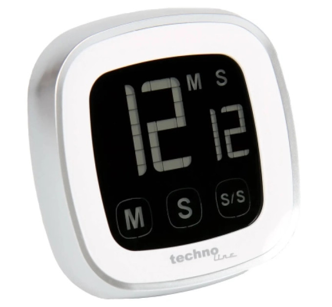 Таймер кухонний Technoline KT400 Magnetic Touchscreen White (KT400)