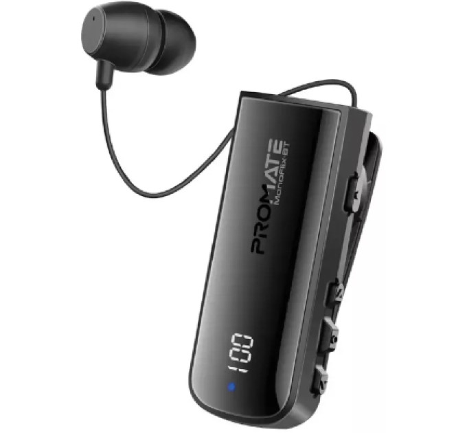Навушники Promate Monoflix-bt Black (monoflix-bt.black)