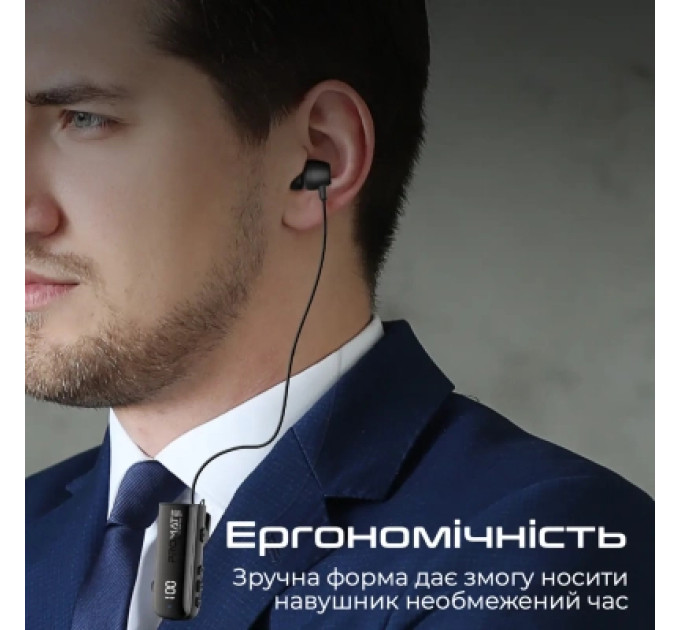 Навушники Promate Monoflix-bt Black (monoflix-bt.black)