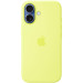 Чохол до мобільного телефона Apple Silicone iPhone 17 Neon Yellow Model A3558 (MGEV4ZM/A)