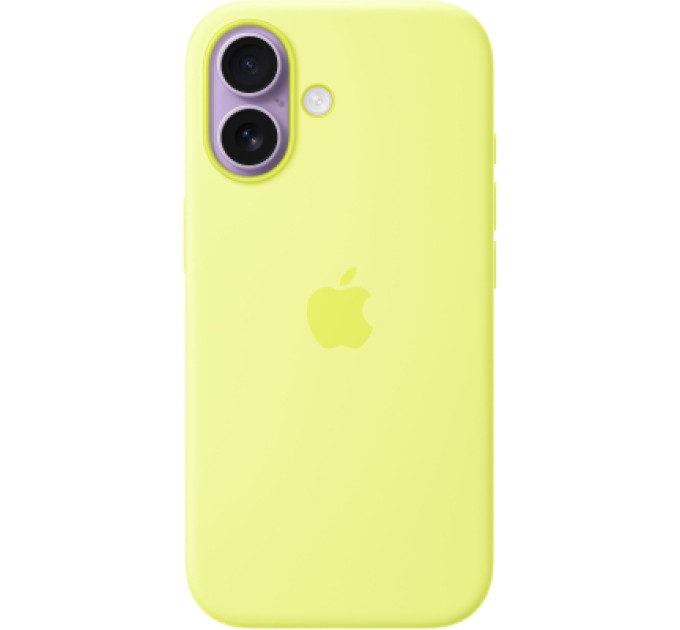 Чохол до мобільного телефона Apple Silicone iPhone 17 Neon Yellow Model A3558 (MGEV4ZM/A)