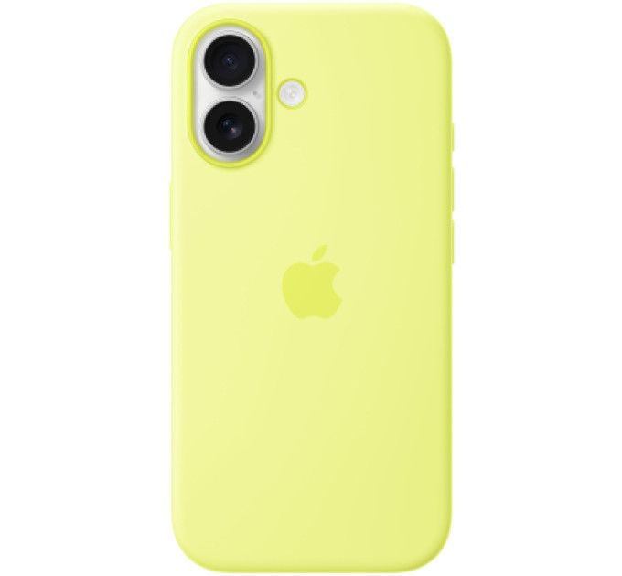 Чохол до мобільного телефона Apple Silicone iPhone 17 Neon Yellow Model A3558 (MGEV4ZM/A)